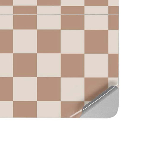 Neutral Checkered Surface Laptop Studio Skin